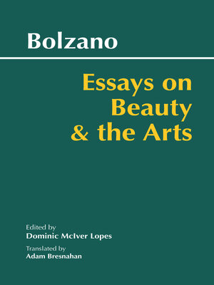cover image of Essays on Beauty and the Arts